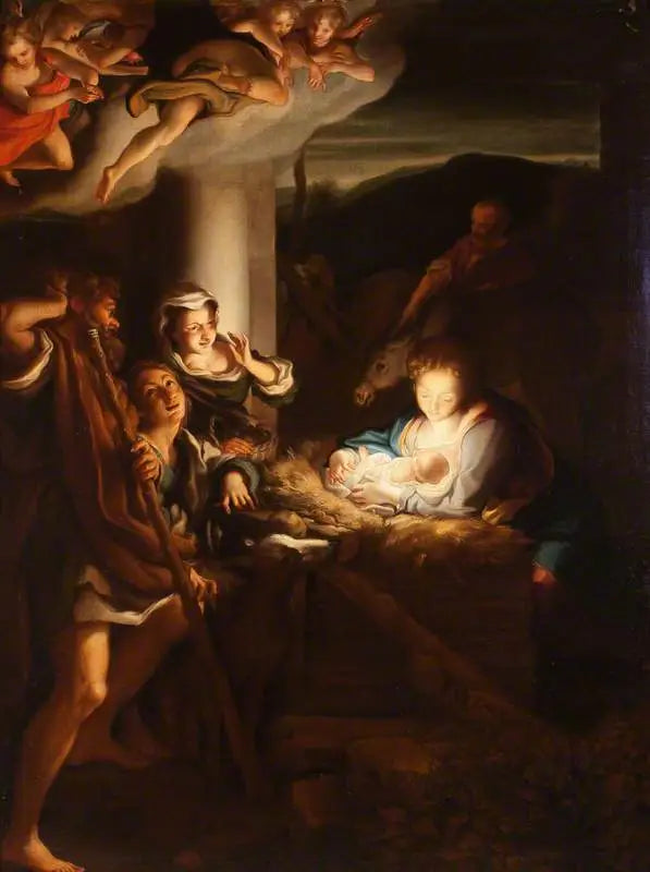 f: Nativiteten - Antonio da Correggio