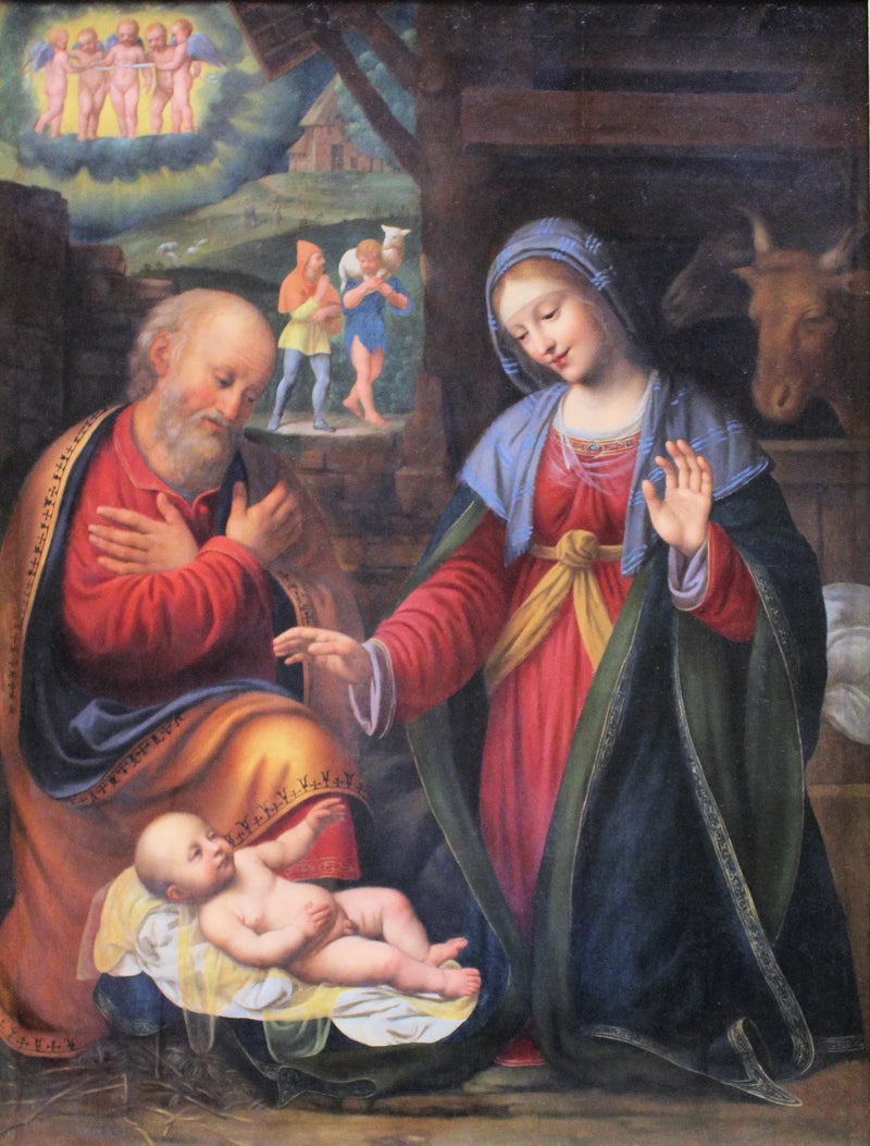Julnattens födelse - Bernardino Luini