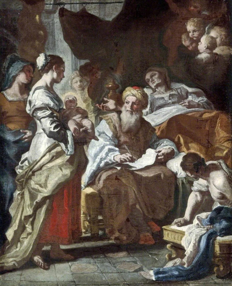 Johannes Döparens Födelse - Francesco Solimena
