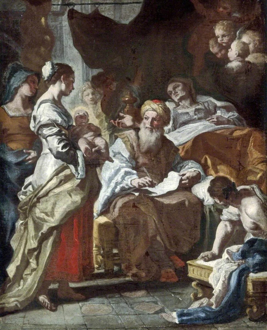 Johannes Döparens Födelse - Francesco Solimena