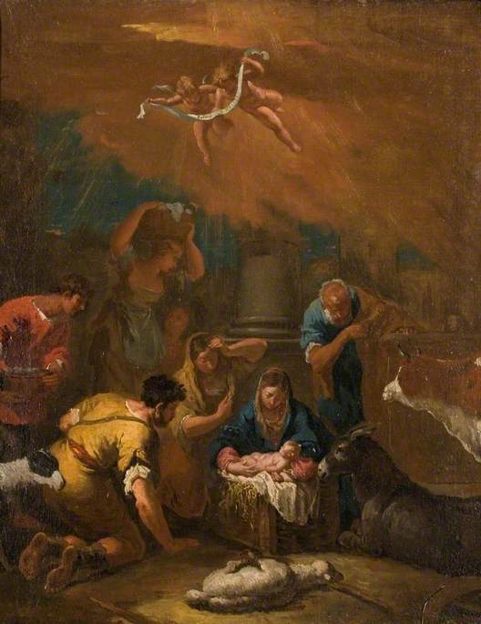 Julnattens födelse - Sebastiano Ricci