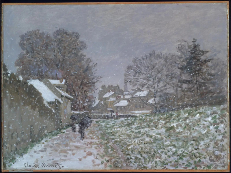 Snön i Argenteuil - Claude Monet