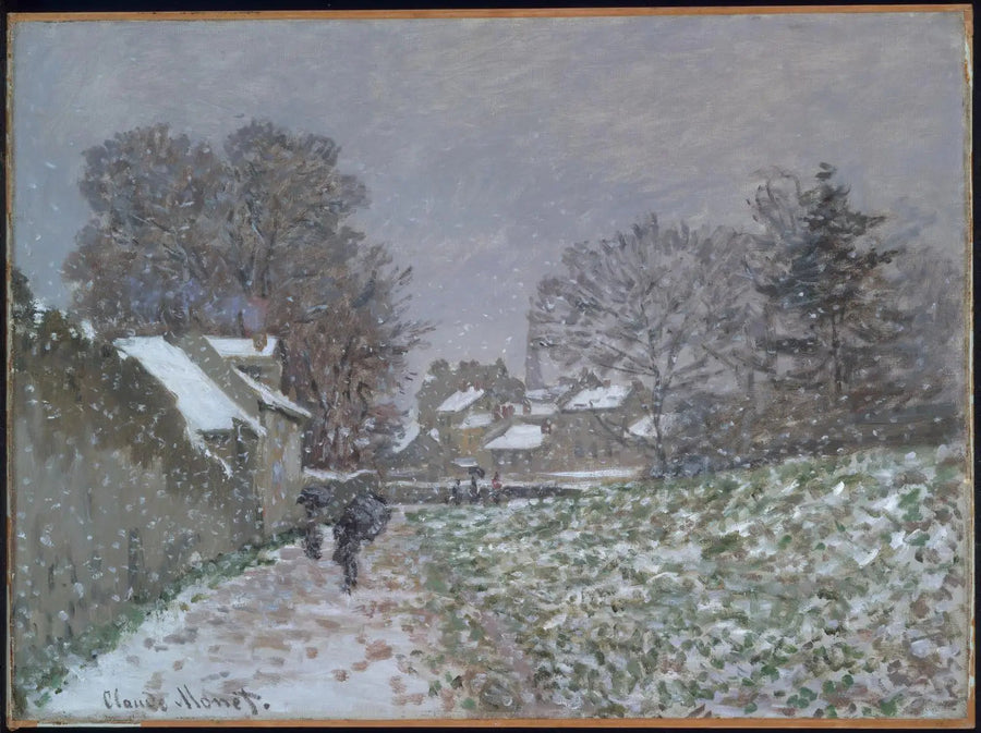 Snön i Argenteuil - Claude Monet