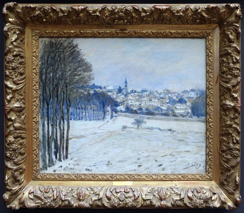 Snön i Marly-le-Roi - Alfred Sisley