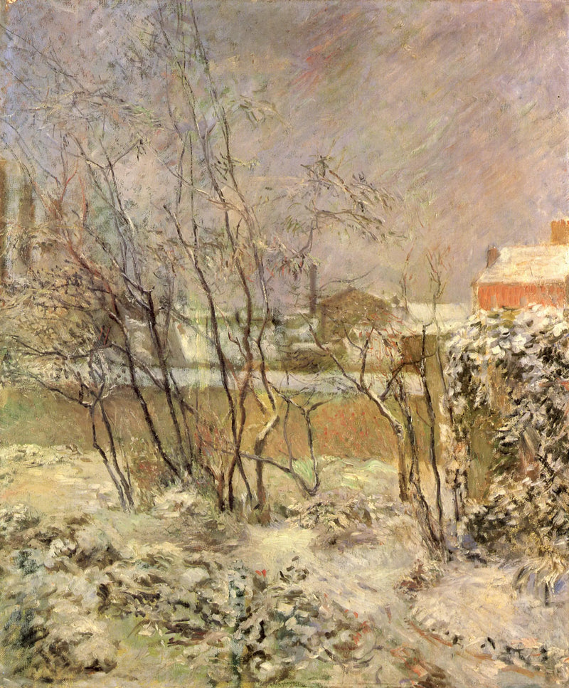Snön på Carcelgatan - Paul Gauguin
