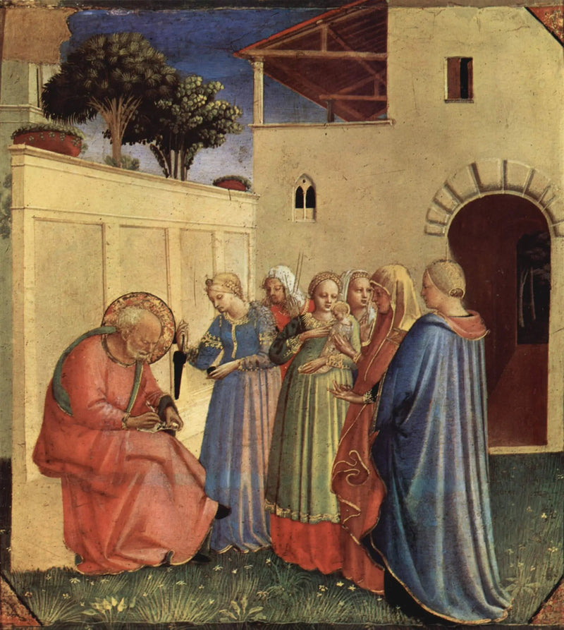 Helgonet Johannes Döparens utnämning - Fra Angelico