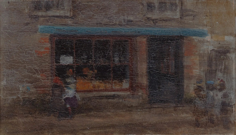 Den orangea och blå noten (Sweet Shop) - James Abbott McNeill Whistler