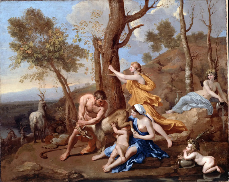 Jupiters föda - Nicolas Poussin