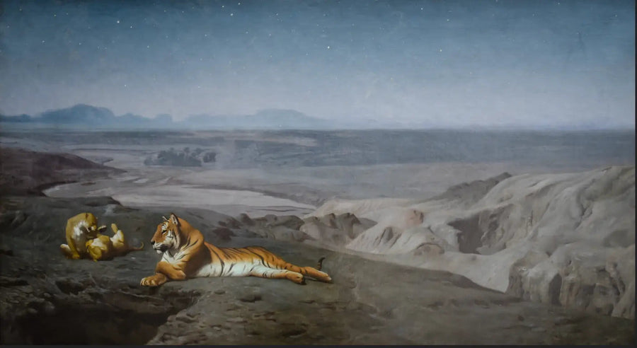 Natten i öknen - Jean-Léon Gérôme