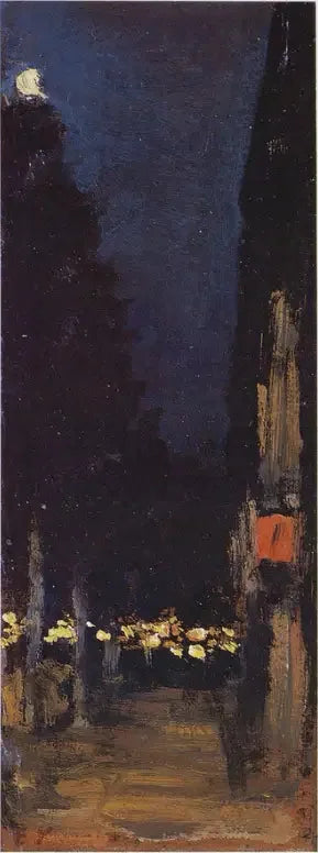 Natten (den 14 juli?) - Édouard Vuillard