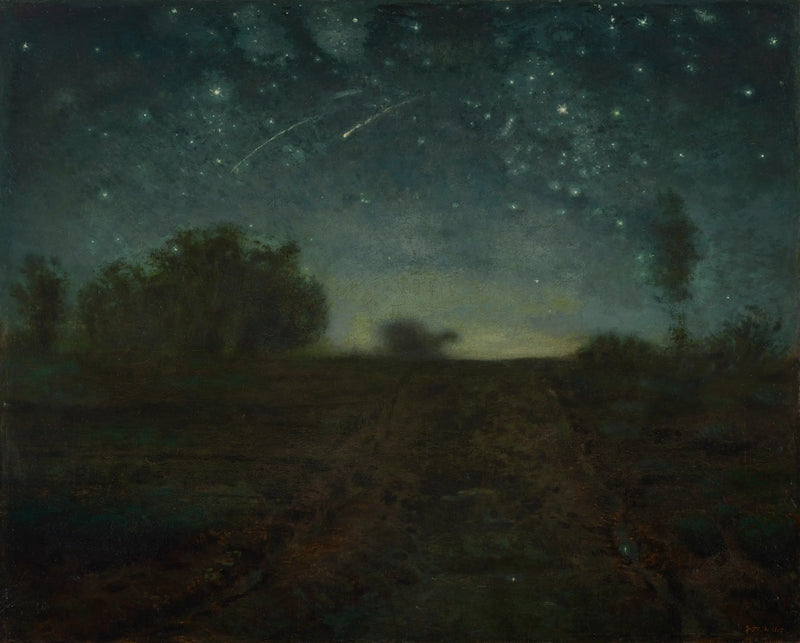 Stjärnklart natt - Jean-François Millet