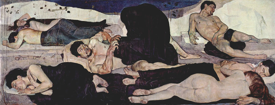 Natten - Ferdinand Hodler