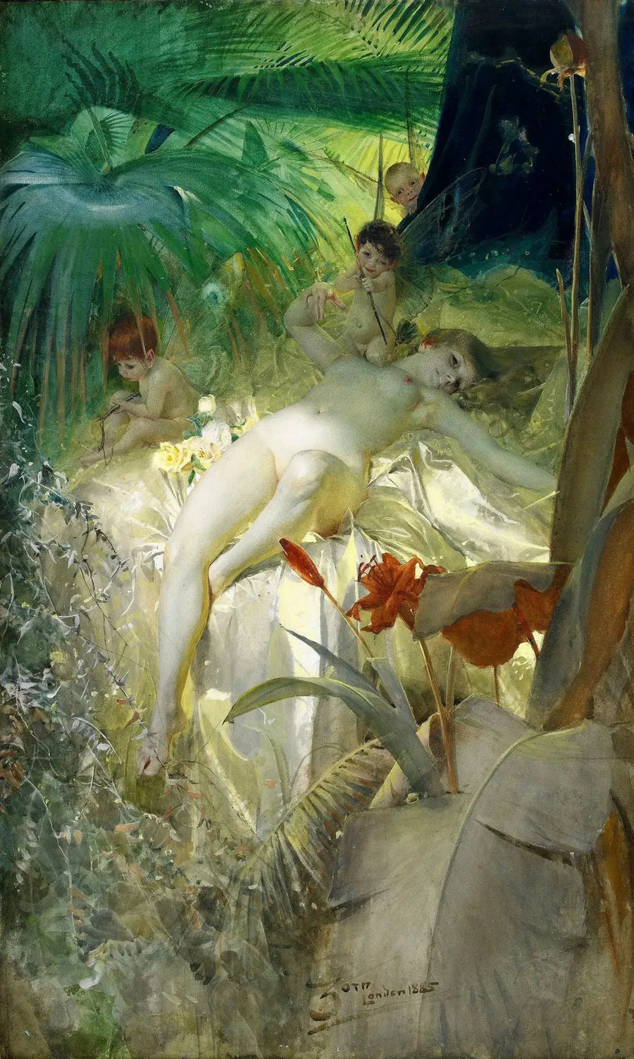 Kärlekens nymf - Anders Zorn