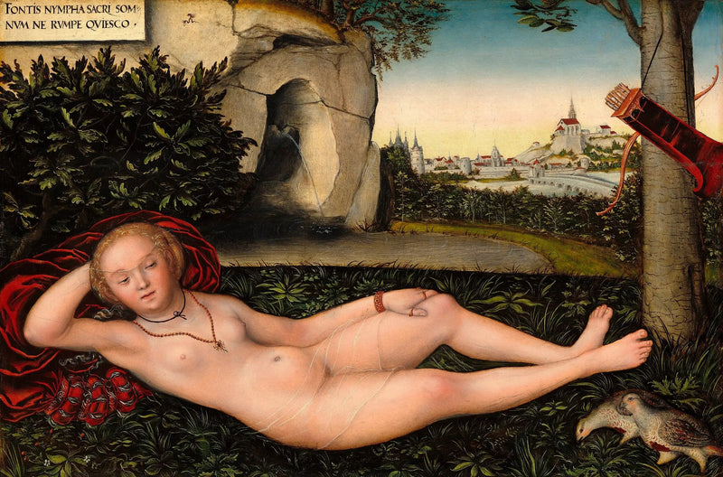 Vårens nymf - Lucas Cranach den äldre