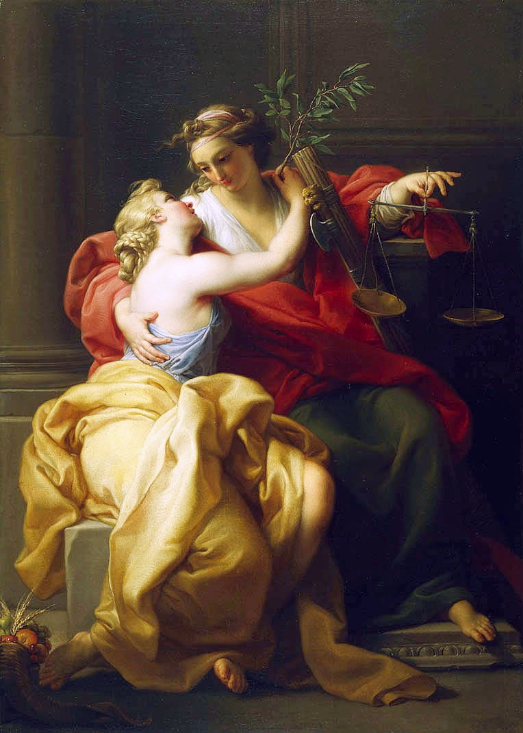 Fred och Rättvisa - Pompeo Batoni