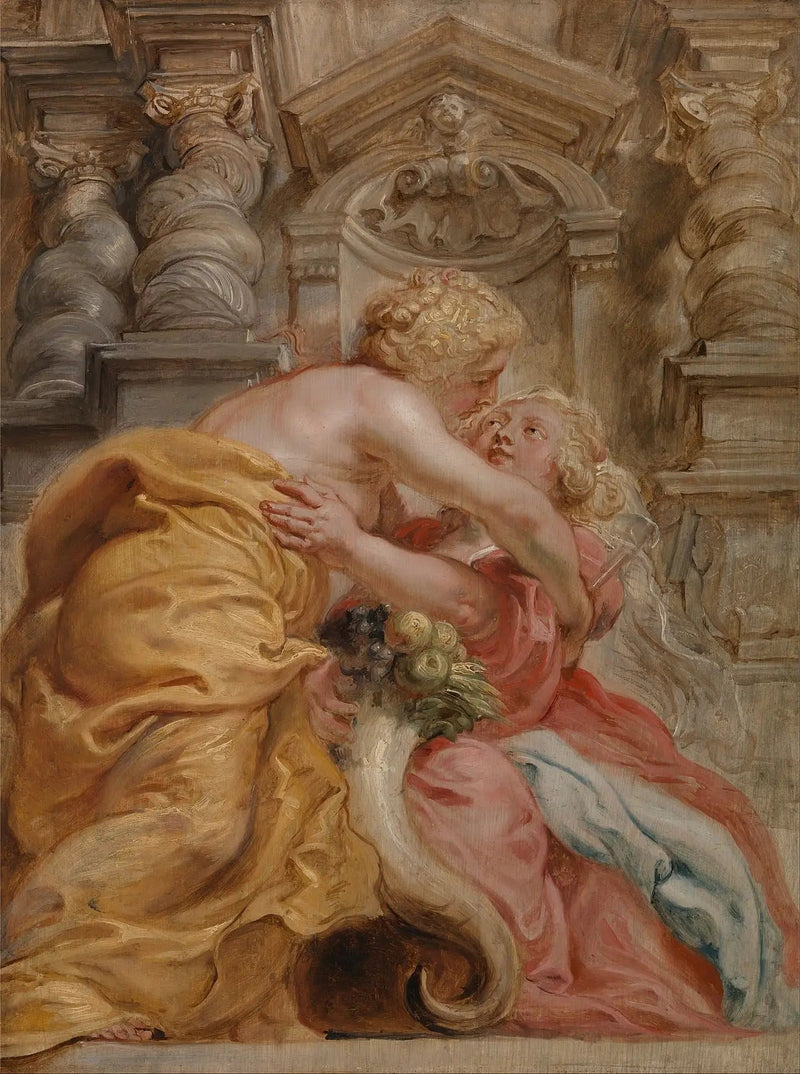 Freden som omfamnar överflödet - Peter Paul Rubens