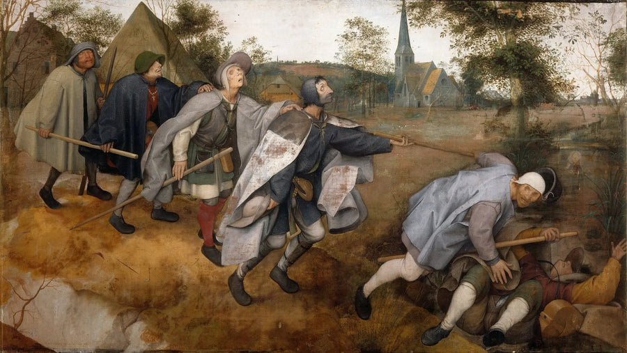 Den blinda människans liknelse - Pieter Brueghel den äldre