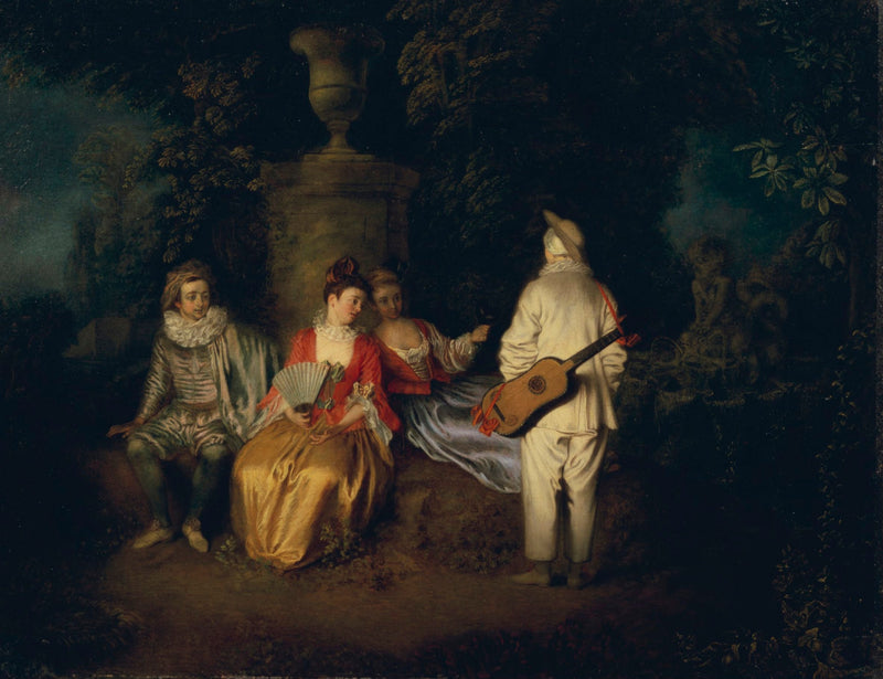 Den fyrkantiga delen - Antoine Watteau