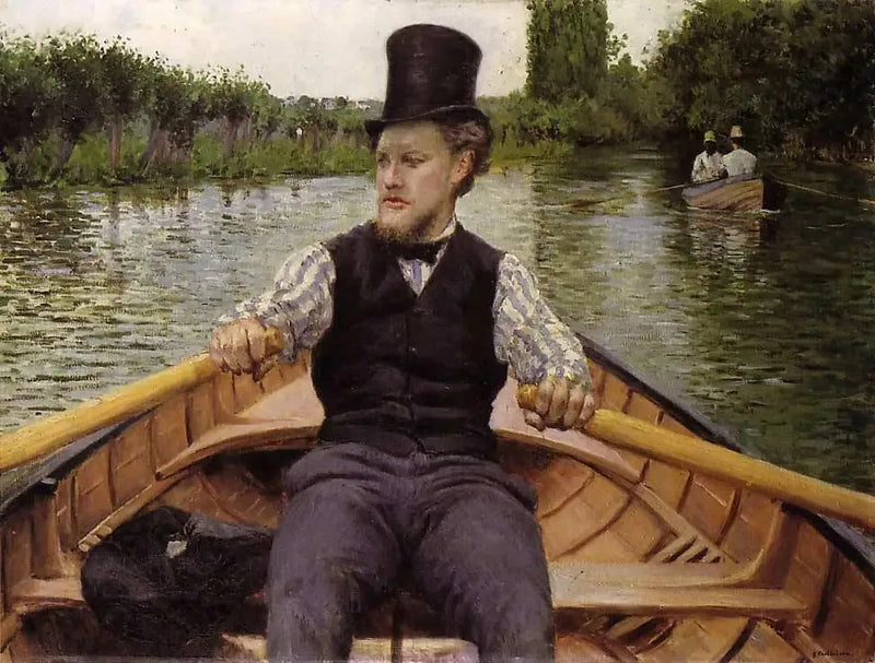 Båtdel - Gustave Caillebotte