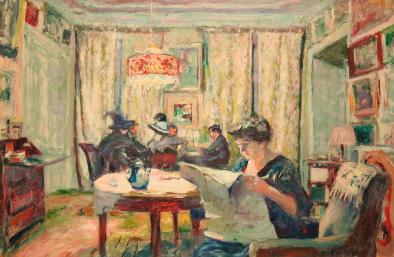 Bridgepartiet - Édouard Vuillard