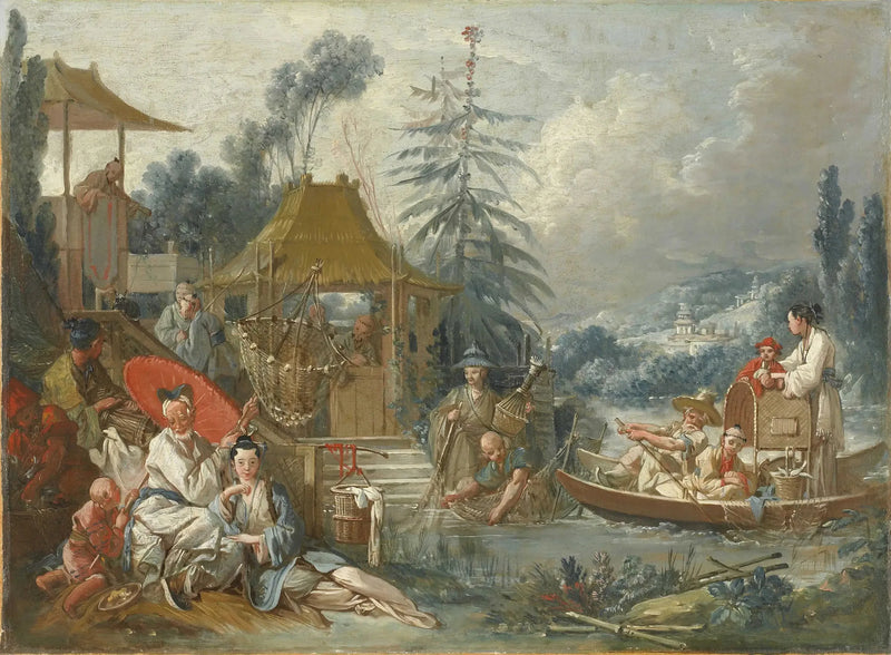 Den kinesiska fisket - François Boucher