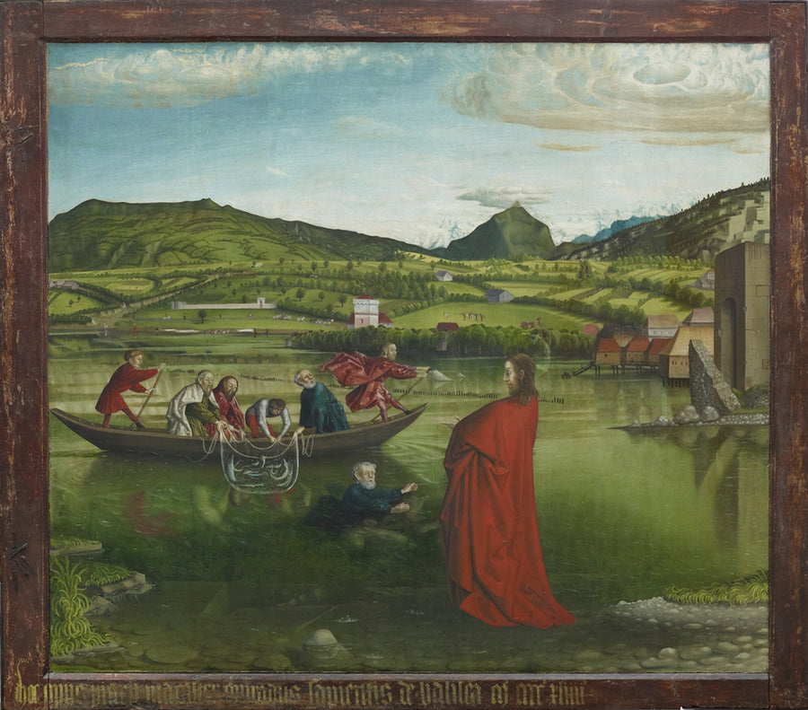 Den mirakulösa fisket - Konrad Witz
