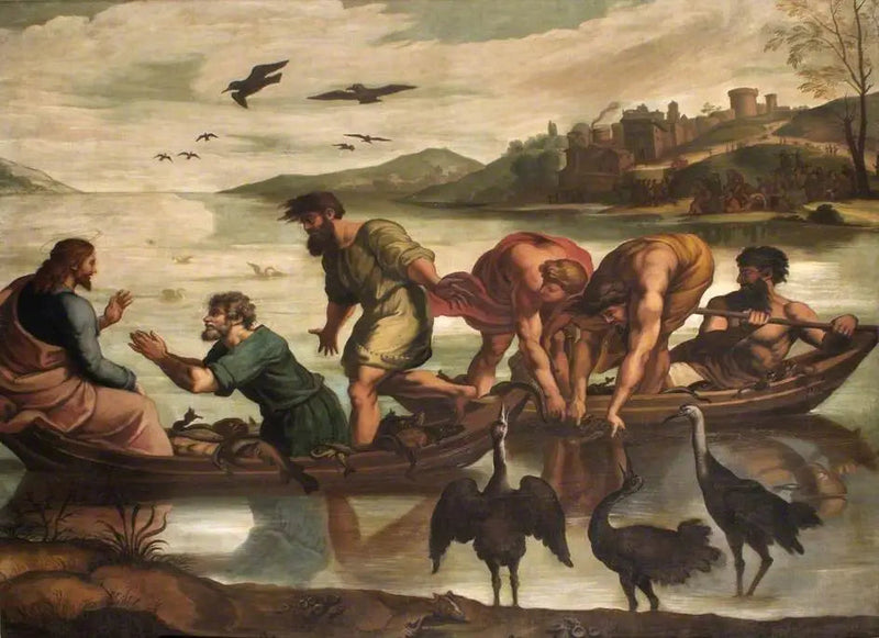 Den mirakulösa fisken - Raphaël Sanzio