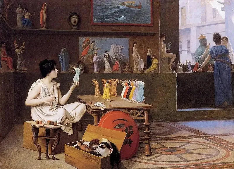 Målningen som ger liv åt skulpturen - Jean-Léon Gérôme