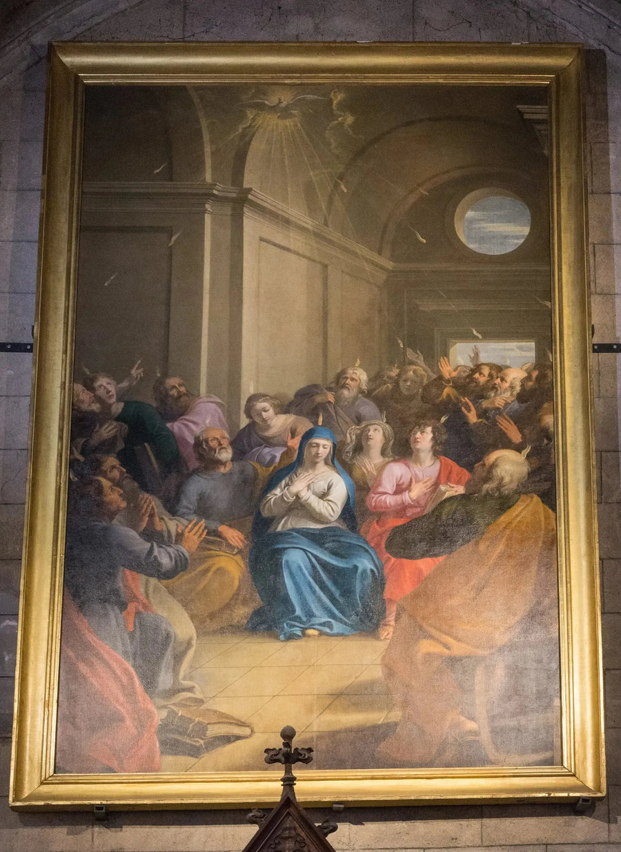 Pingstdagen eller Den helige Andens nedstigning - Philippe de Champaigne