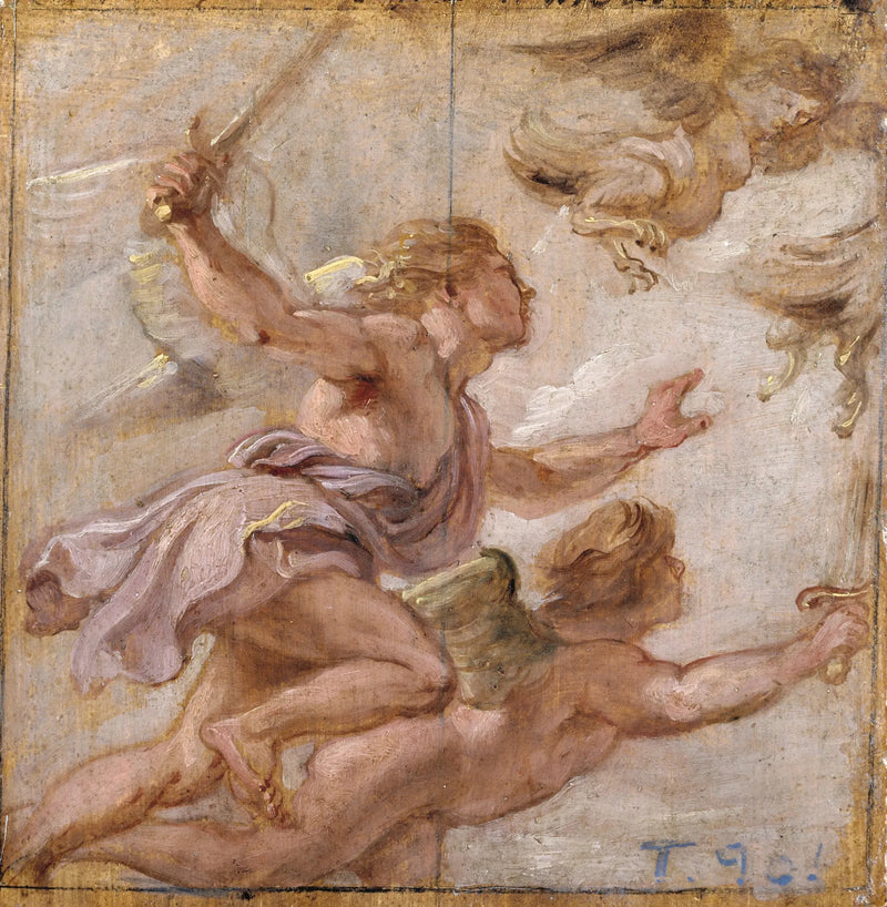 Förföljelsen av harpyorna - Peter Paul Rubens