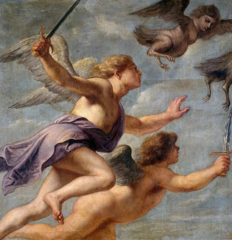 Förföljelsen av harpyorna - Peter Paul Rubens