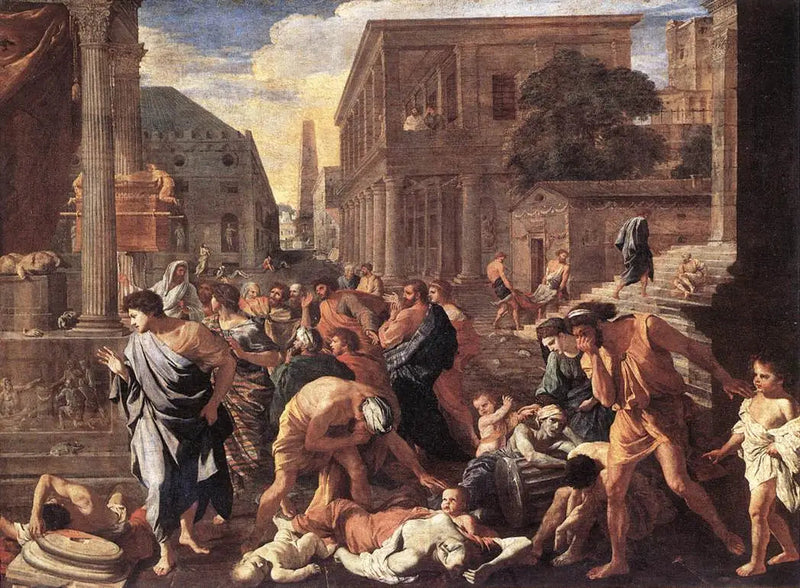 Pestepidemin i Asdod - Nicolas Poussin
