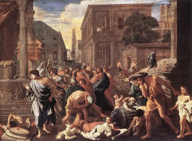 Pestepidemin i Asdod - Nicolas Poussin