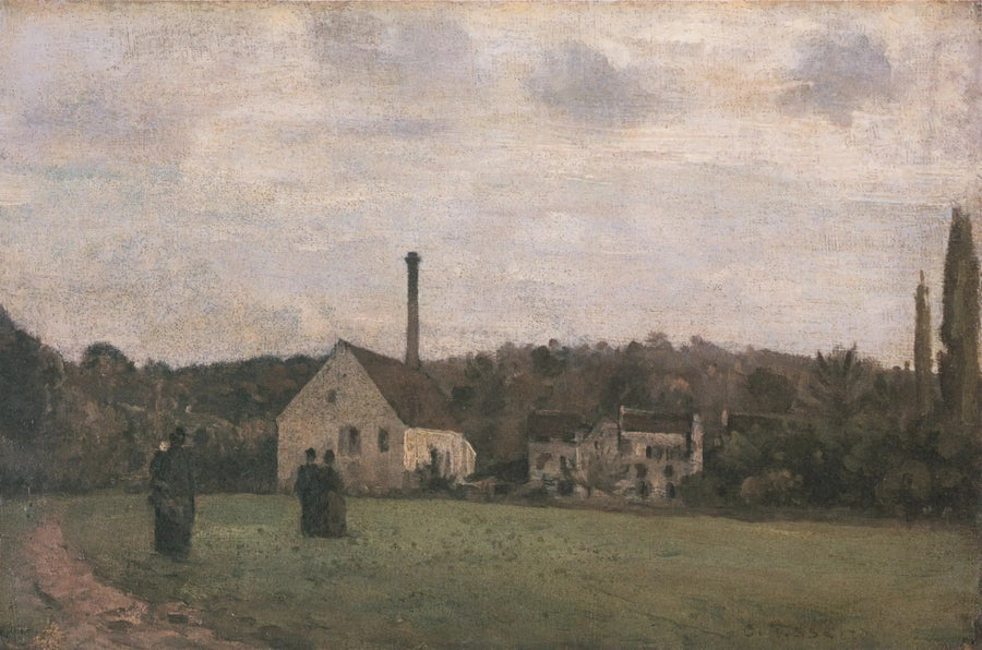 Den Lilla Fabriken - Camille Pissarro