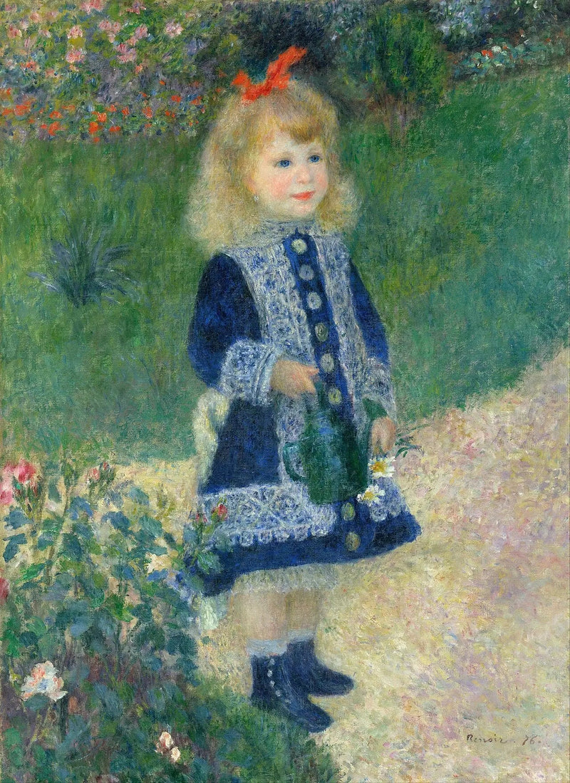 Den lilla flickan med vattenkannan - Pierre-Auguste Renoir
