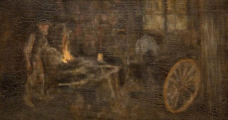 Den lilla smedjan, Lyme Regis - James Abbott McNeill Whistler
