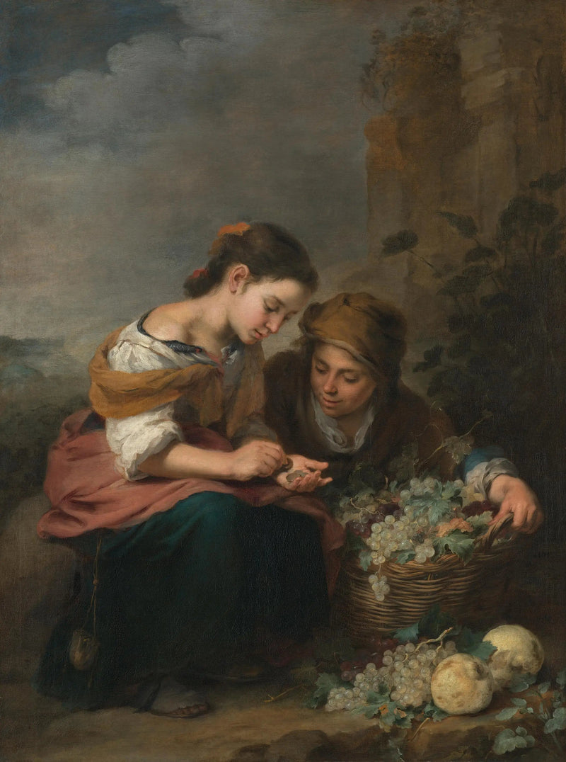 Den lilla fruktförsäljerskan - Bartolomé Esteban Murillo