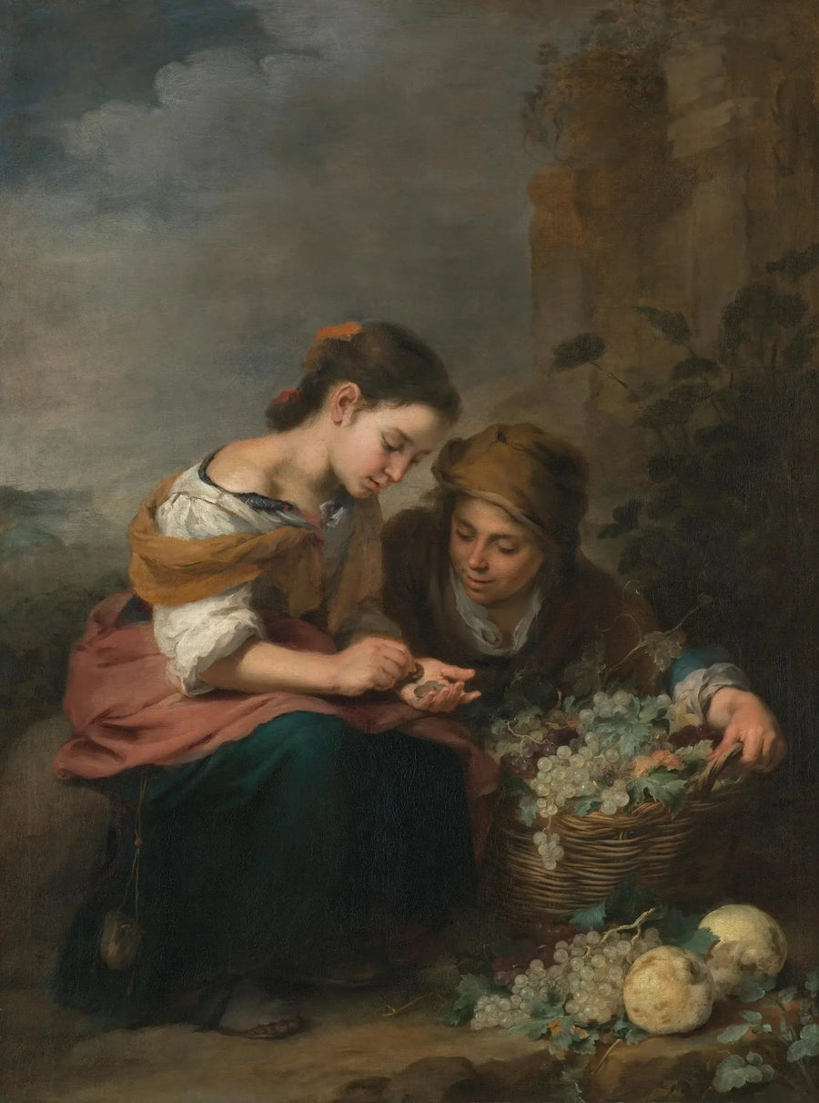 Den lilla fruktförsäljerskan - Bartolomé Esteban Murillo