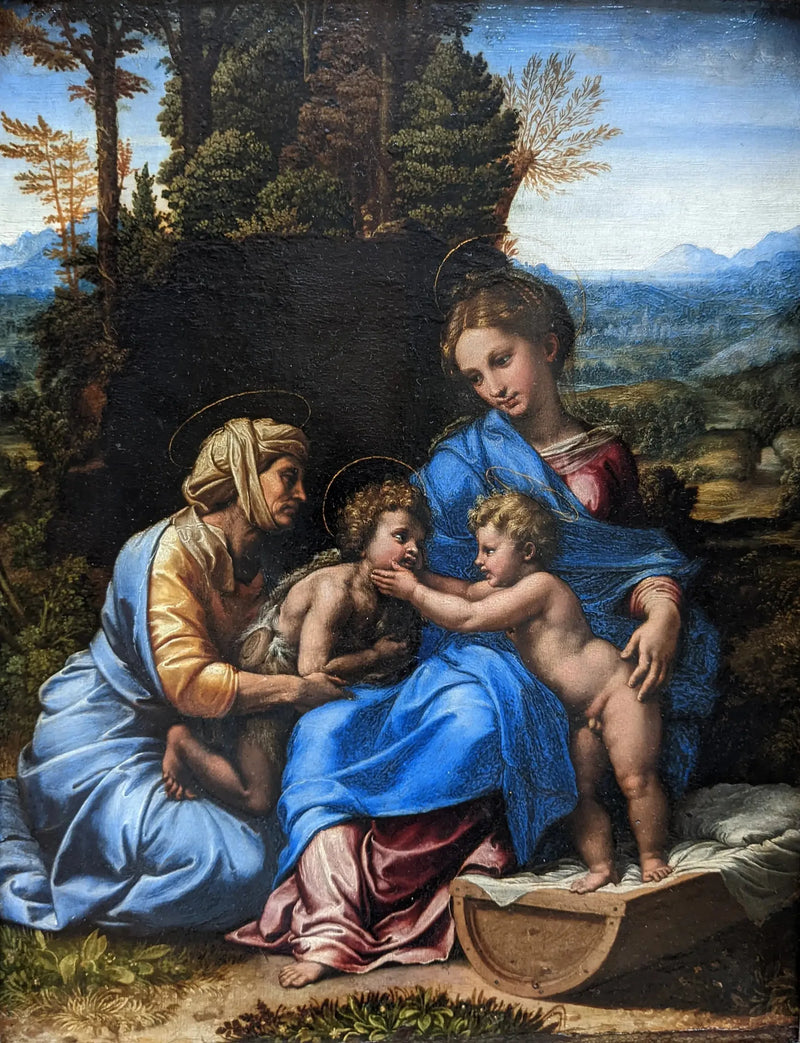 Den lilla heliga familjen - Raphael Sanzio