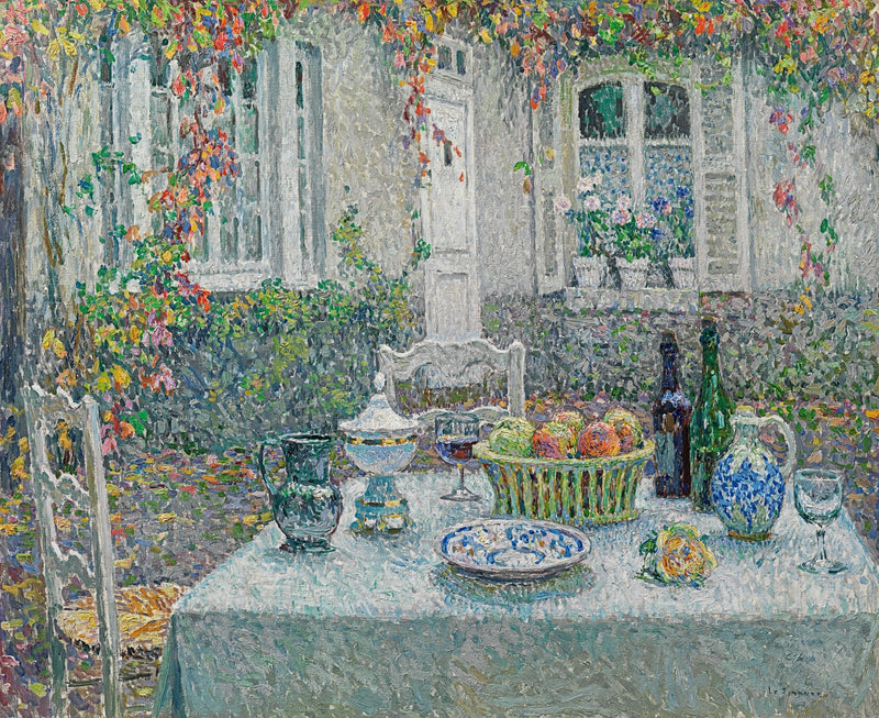 Lilla bordet - Henri Le Sidaner