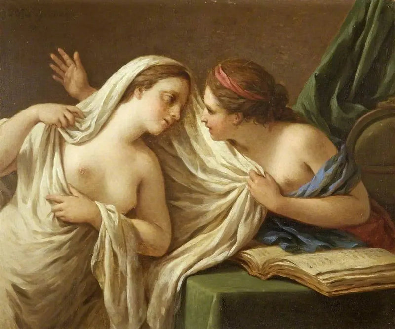 Filosofin som avslöjar Sanningen - Louis Jean François Lagrenée