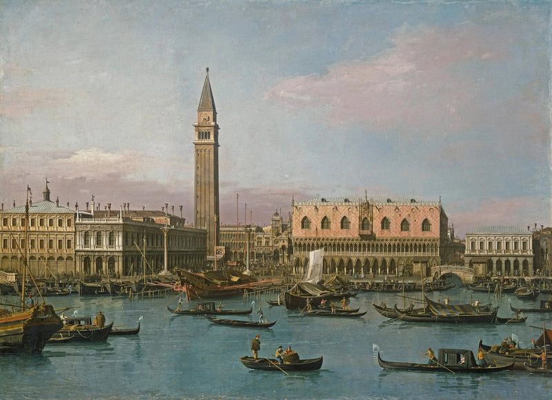 La Piazzetta och Bacino di San Marco - Canaletto