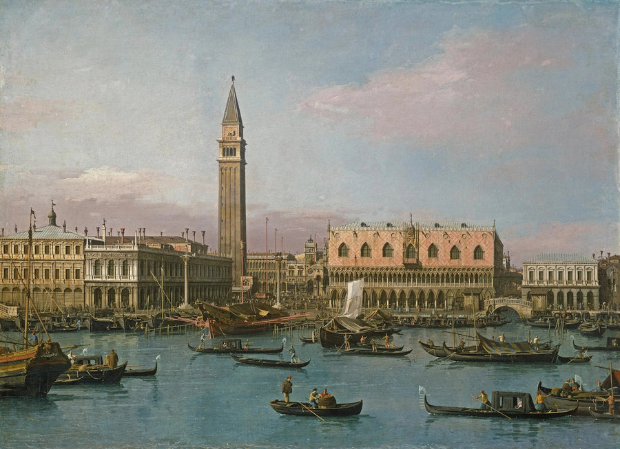 La Piazzetta och Bacino di San Marco - Canaletto