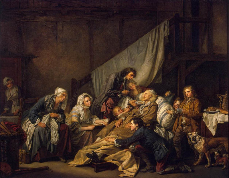 Filial piety - Jean-Baptiste Greuze