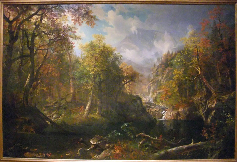 Smaragdpoolen - Albert Bierstadt