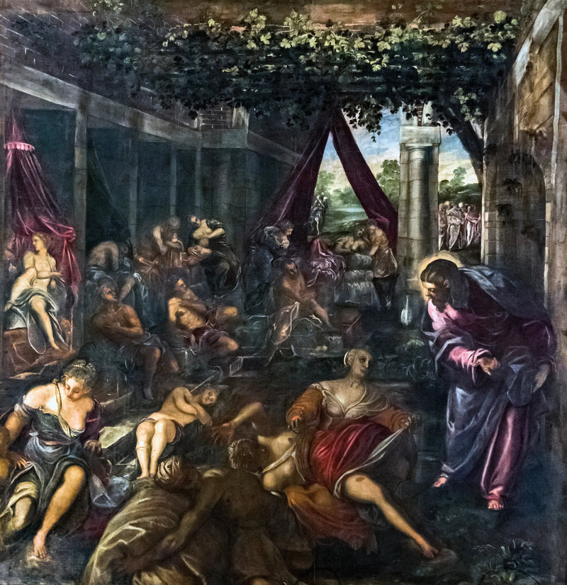 Den Probatiska Poolen - Jacopo Tintoretto