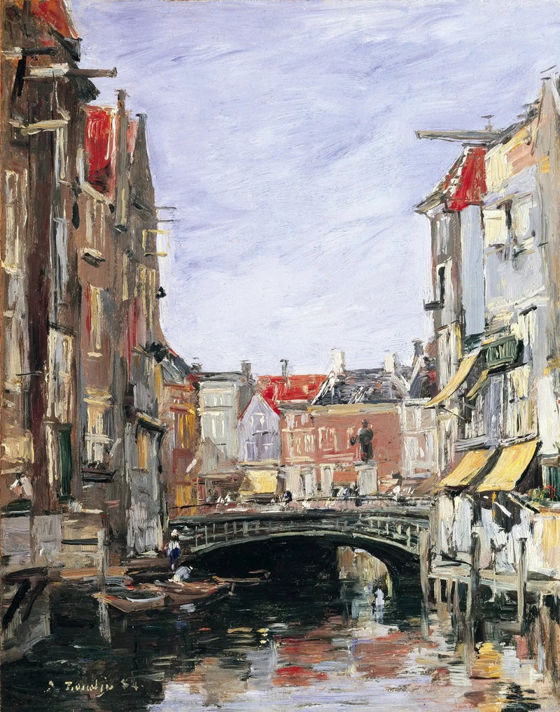Platsen Ary Scheffer, Dordrecht - Eugène Boudin