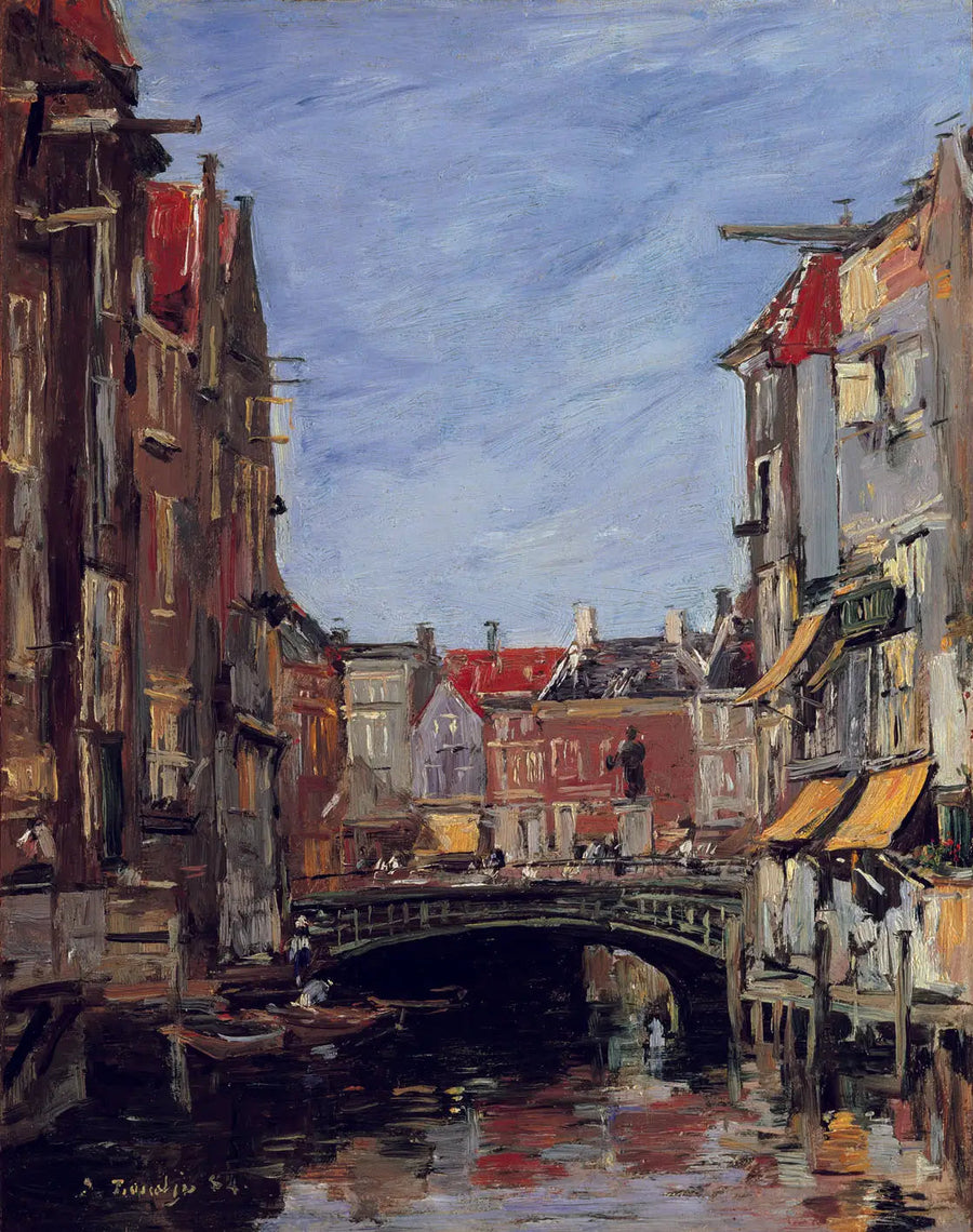 Platsen Ary Scheffer, Dordrecht - Eugène Boudin