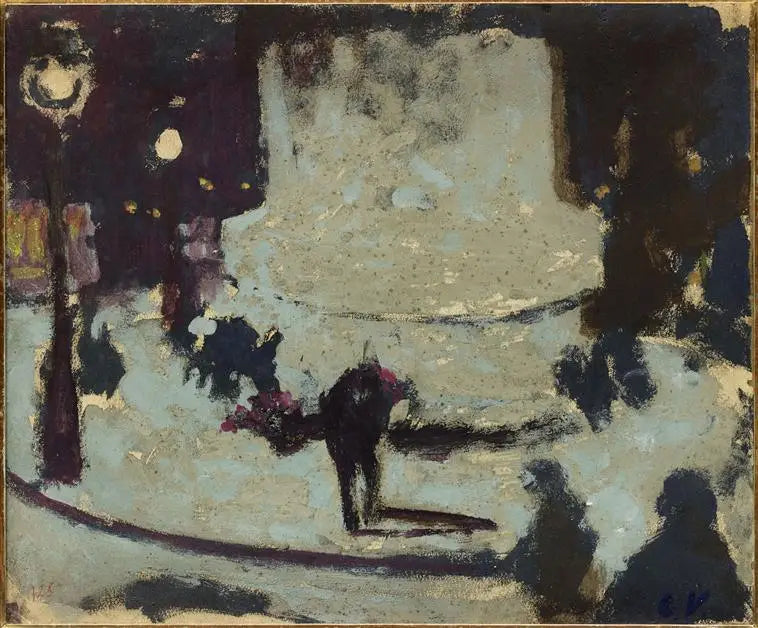 La Place Clichy, statyets bas - Édouard Vuillard