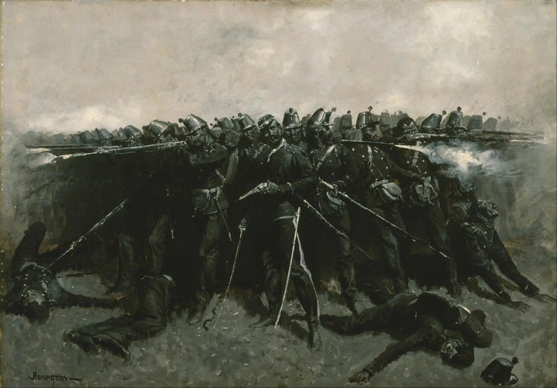 Infanteriplatsen - Frederic Remington